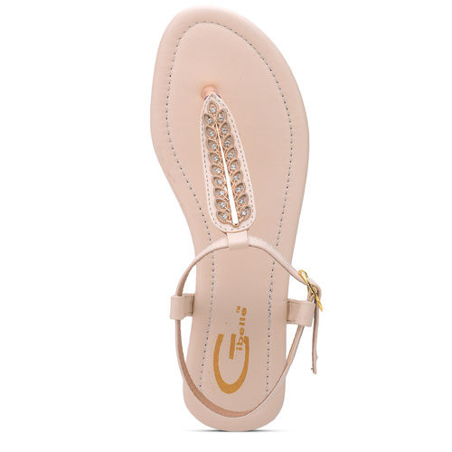 Reina Cream Sandals - TealCloset Footwear